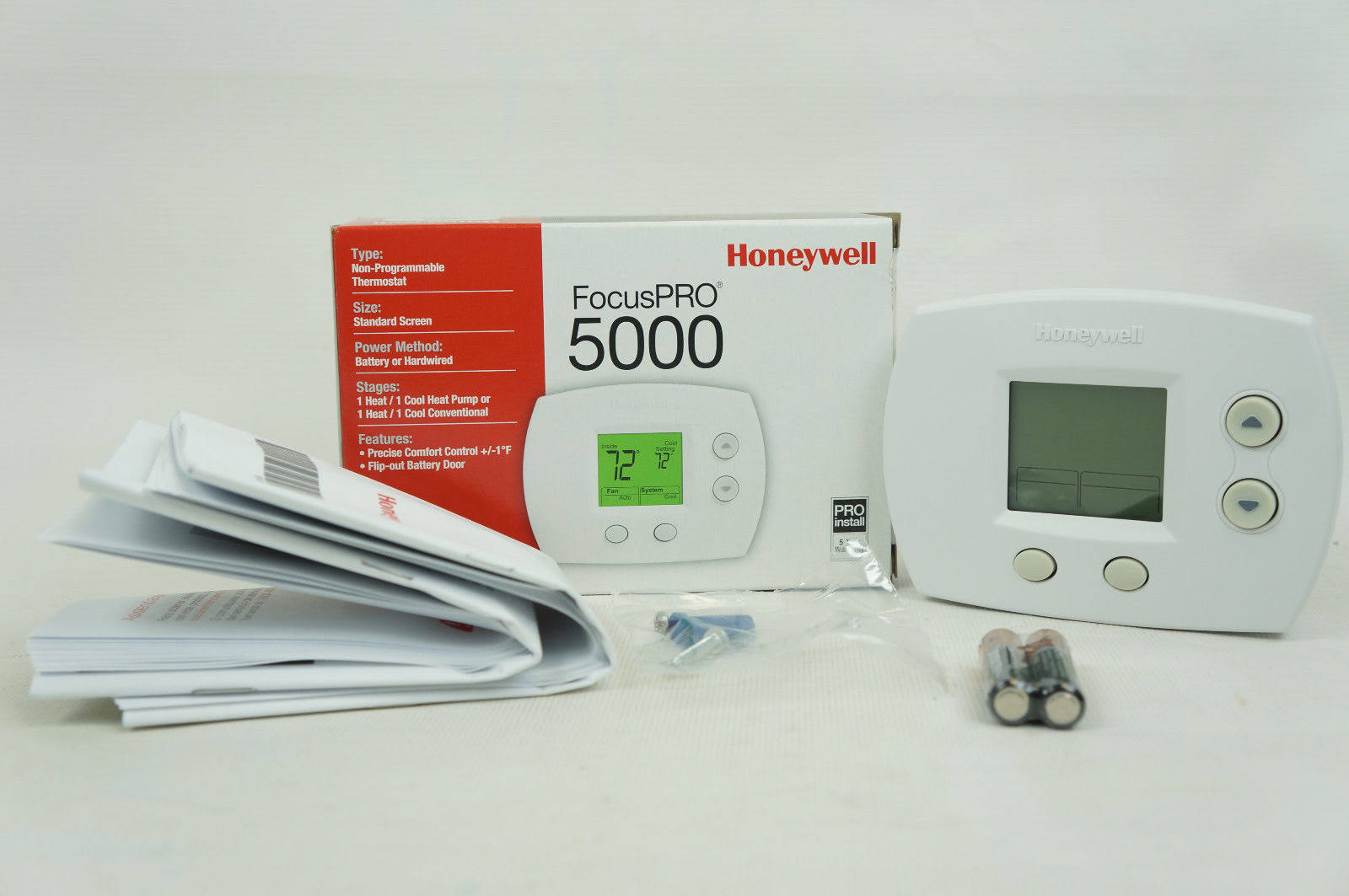 Honeywell TH5110D1006 Non-Programmable Thermostat - Image 2