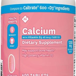 Member’s Mark Calcium 600 + D3 Dietary Supplement – 600 ct.