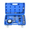 Prokomon Petrol Gasoline Engine Cylinder Compression Tester Kit with M10 M12 M14 M16 M18