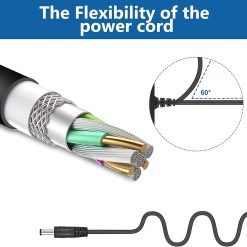 Alternative view of 9V AC Adapter Charger Compatible with Zoom Effects MS-100BT MRS-4 MRS-8 Guitar Pedal Power Supply 8 Way Daisy Chain Cable Cord