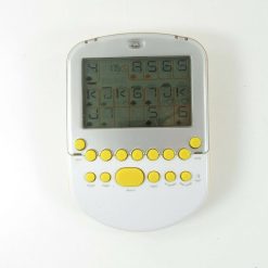 Radica Big Screen Solitaire Electronic Handheld Game 2008 Yellow White