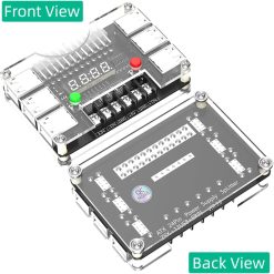 Alternative view of New Version ATX Power Supply Breakout Board and Acrylic Case Kit with 3.3V, 5V, 12V,-12V Output Voltage and 12 Ports USB, 3A Maximum Output